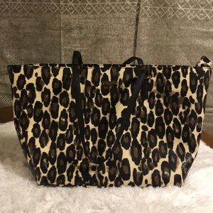 Kate spade Leopard print shoulder purse